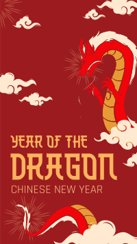 Chinese Dragon Zodiac Instagram Reel Design