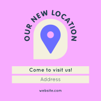 New Business Location Instagram Post Design