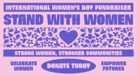Retro Women's Day Fundraiser Animation