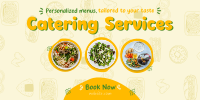 Quirky Catering Services Twitter Post Design