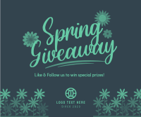 Hello Spring Giveaway Facebook Post