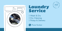 Laundry Services Twitter Post