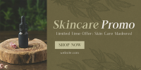 Skincare Promo CBD  Twitter Post Design