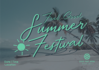 Summer Songs Fest Postcard