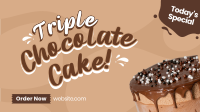 Triple Chocolate Cake Video