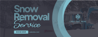 Snow Removal Service Facebook Cover