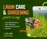 Lawn Care & Gardening Facebook Post