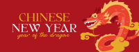 New Year Dragon Facebook Cover