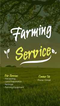 Farming Services Facebook Story