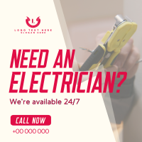 Electrical Maintenance Handyman Instagram Post