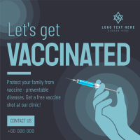 Let's Get Vaccinated Instagram Post