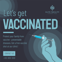 Let's Get Vaccinated Instagram Post Image Preview