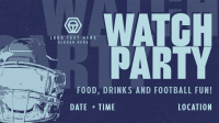 Football Watch Party Video Design