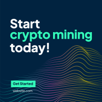 Crypto Mining Instagram Post