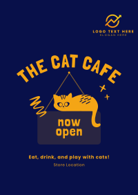 Cat Cafe Poster