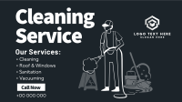 Professional Cleaner Services Facebook Event Cover