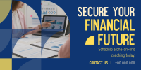 Financial Future Security Twitter Post