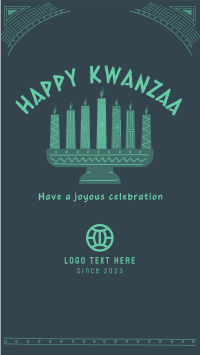 Kwanzaa Candles Instagram Story