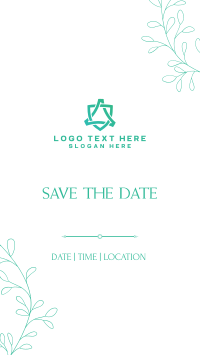 Save the Date Leaves Instagram Story