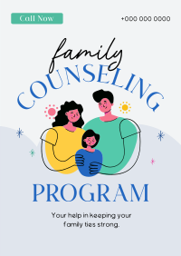 Family Counseling Program Flyer