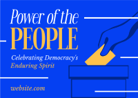 World Democracy Day Postcard