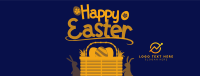 Easter Basket Greeting Facebook Cover
