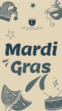 Mardi Gras Instagram Reel Image Preview