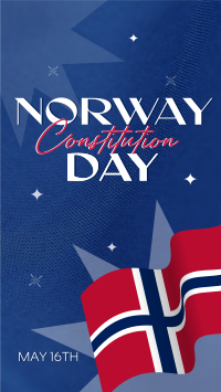 Flag Norway Day Facebook Story