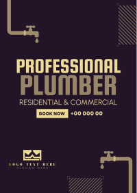 Professional Plumber Flyer