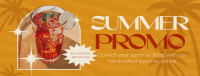 Modern Summer Promo Facebook Cover Design