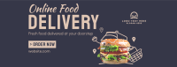 Fresh Burger Delivery Facebook Cover