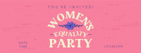Women's Equality Celebration Facebook Cover