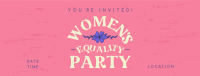 Women's Equality Celebration Facebook Cover Image Preview