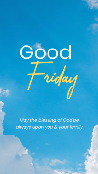 Good Friday Sky Instagram Story Design