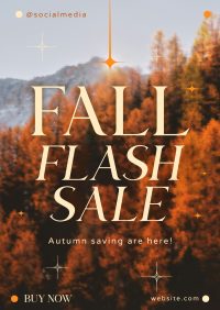 Fall Flash Sale Poster