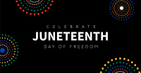 Colorful Juneteenth Facebook Ad