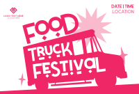 Food Truck Fest Pinterest Cover Image Preview
