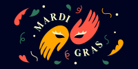 Mardi Gras Carnival Twitter Post