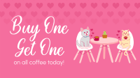 Pet Cafe Valentine Facebook Event Cover