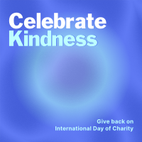 International Day of Charity Instagram Post Design