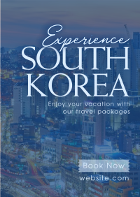  Minimalist Korea Travel Flyer