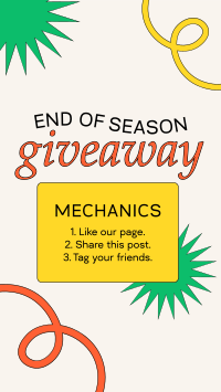 End Of Season Giveaway TikTok Video