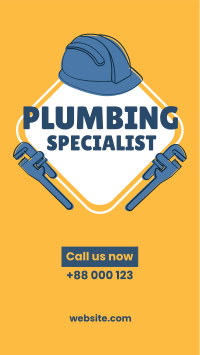 Plumbing Specialist Instagram Story