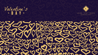 Valentine Hearts Zoom Background