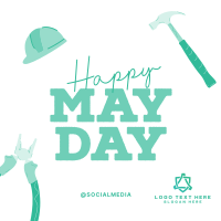 Happy May Day Instagram Post