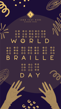 World Braille Day TikTok Video Design