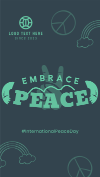 Embrace Peace Day Facebook Story