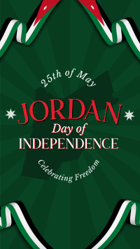 Independence Day Jordan Instagram Reel Image Preview