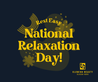 National Relaxation Day Greeting Facebook Post