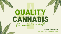 Quality Cannabis Plant Video Design